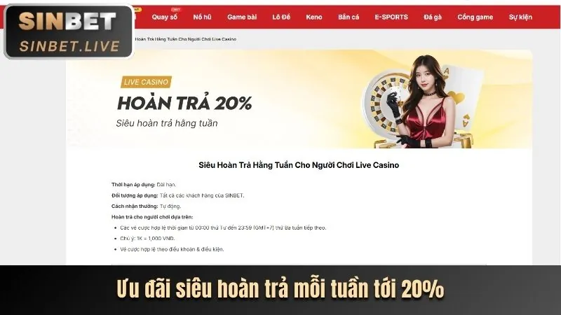 Thưởng chào mừng bắn cá W88
